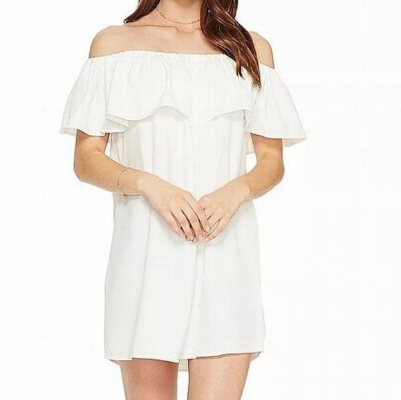 bishop + young Dresses & Skirts - Bishop + Young Off Shoulder Dress Size Small